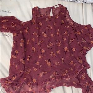 off the shoulder tshirt